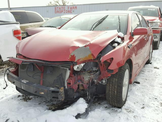 4T1BF3EK8AU062481 - 2010 TOYOTA CAMRY BASE RED photo 2