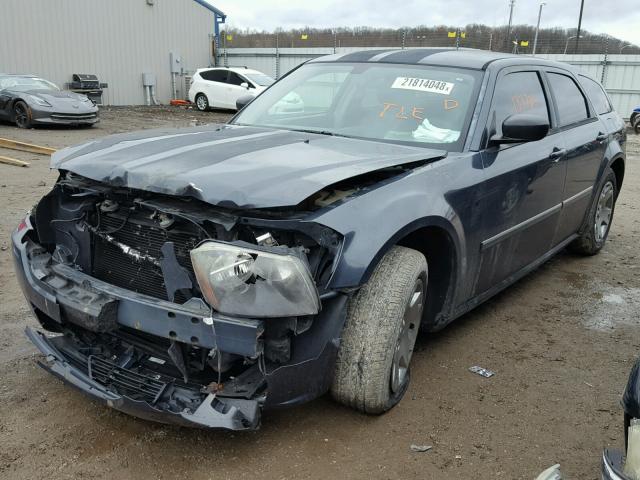 2D4FV47T37H641249 - 2007 DODGE MAGNUM SE BLUE photo 2