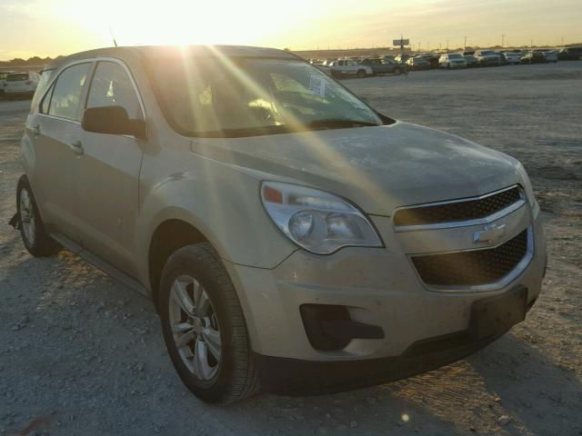 2GNALBEC6B1324885 - 2011 CHEVROLET EQUINOX LS BEIGE photo 1