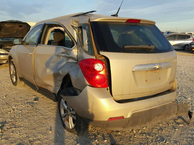 2GNALBEC6B1324885 - 2011 CHEVROLET EQUINOX LS BEIGE photo 3