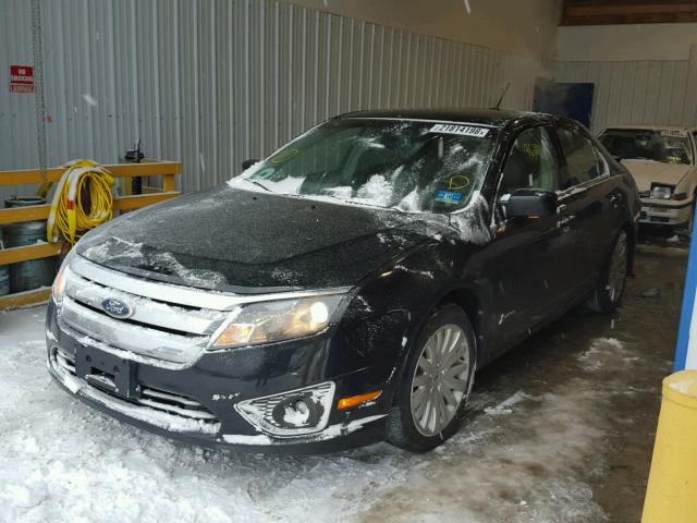 3FADP0L31AR359366 - 2010 FORD FUSION HYB BLACK photo 2