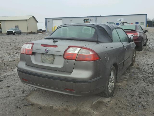 YS3FD79Y276106594 - 2007 SAAB 9-3 2.0T GRAY photo 4