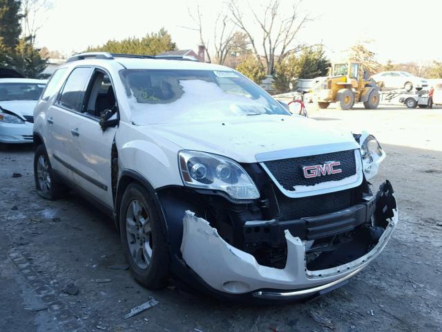 1GKER13DX9J100781 - 2009 GMC ACADIA SLE WHITE photo 1