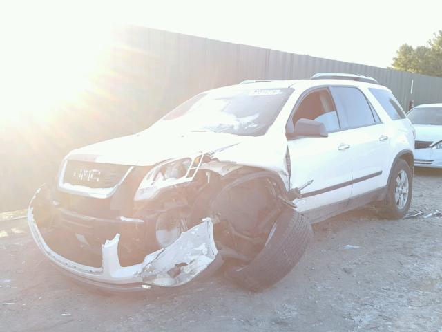 1GKER13DX9J100781 - 2009 GMC ACADIA SLE WHITE photo 2