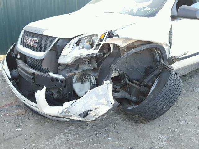 1GKER13DX9J100781 - 2009 GMC ACADIA SLE WHITE photo 9