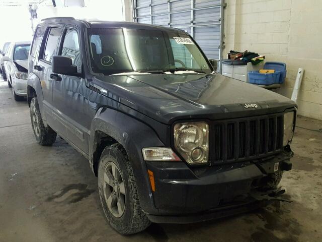 1J8GN28K38W152146 - 2008 JEEP LIBERTY SP BLUE photo 1