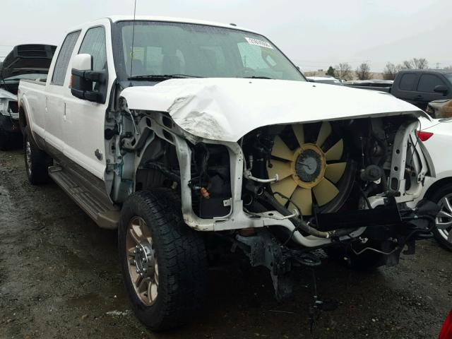 1FT8W3BT9BEA99479 - 2011 FORD F350 SUPER WHITE photo 1