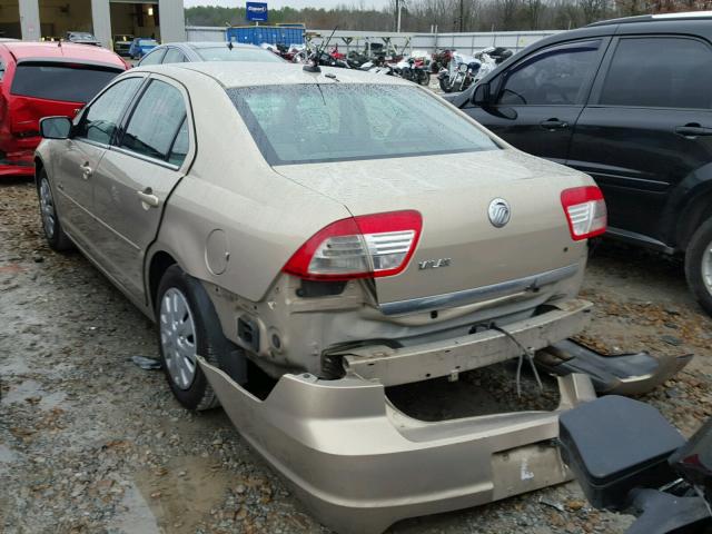 3MEHM07Z77R628559 - 2007 MERCURY MILAN TAN photo 3