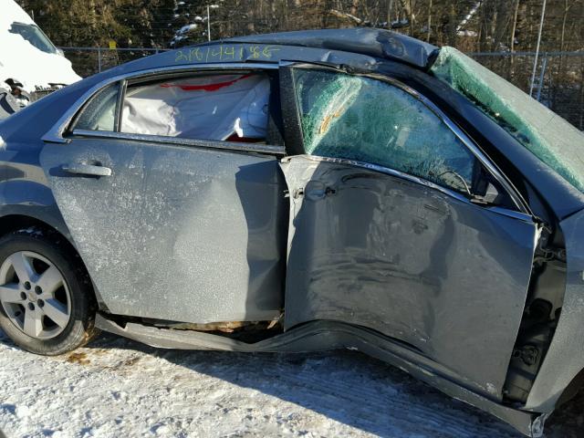 1G1ZG57B58F176373 - 2008 CHEVROLET MALIBU LS GRAY photo 9