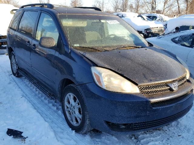 5TDBA23C54S027477 - 2004 TOYOTA SIENNA LE BLUE photo 1