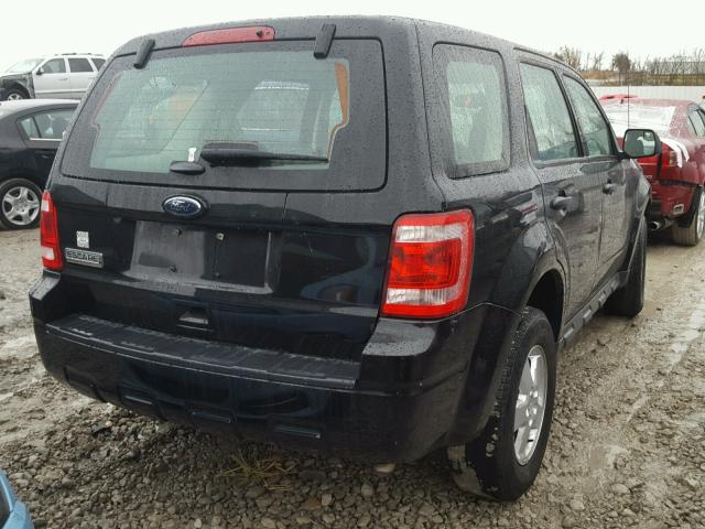 1FMCU0C7XCKB75273 - 2012 FORD ESCAPE XLS BLACK photo 4