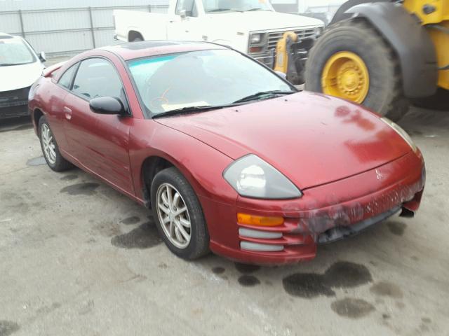 4A3AC44G7YE134641 - 2000 MITSUBISHI ECLIPSE GS BURGUNDY photo 1