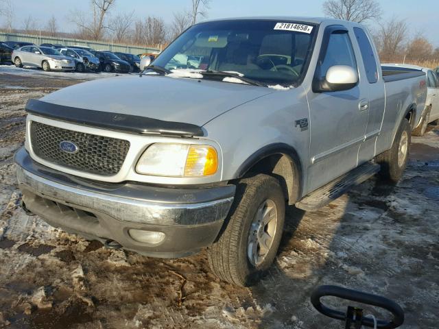 2FTRX18L63CA15879 - 2003 FORD F150 SILVER photo 2