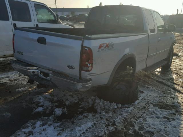 2FTRX18L63CA15879 - 2003 FORD F150 SILVER photo 4