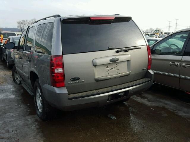 1GNFK13078J237622 - 2008 CHEVROLET TAHOE K150 GRAY photo 3