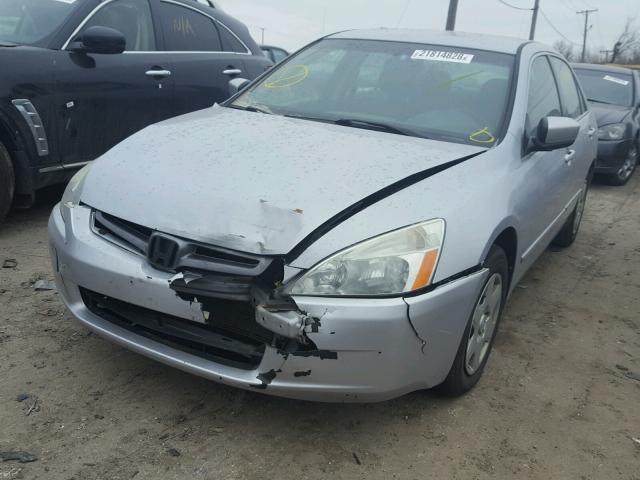 1HGCM56445A118726 - 2005 HONDA ACCORD LX SILVER photo 2