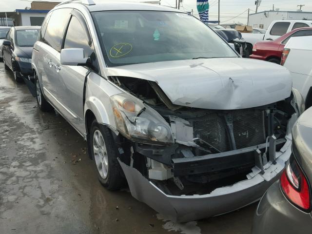 5N1BV28U68N105990 - 2008 NISSAN QUEST S SILVER photo 1