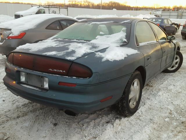 1G3GR62C2V4114600 - 1997 OLDSMOBILE AURORA GREEN photo 4