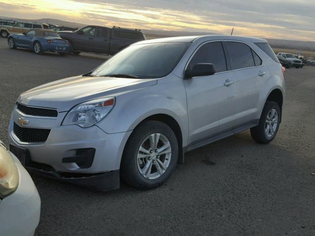 1GNALAEK6FZ141470 - 2015 CHEVROLET EQUINOX LS GRAY photo 2