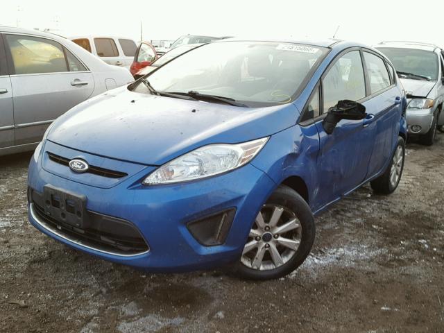 3FADP4EJ7BM171159 - 2011 FORD FIESTA SE BLUE photo 2