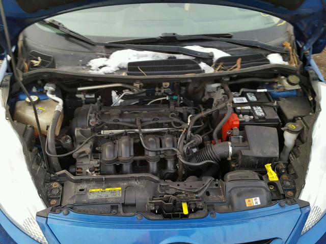 3FADP4EJ7BM171159 - 2011 FORD FIESTA SE BLUE photo 7