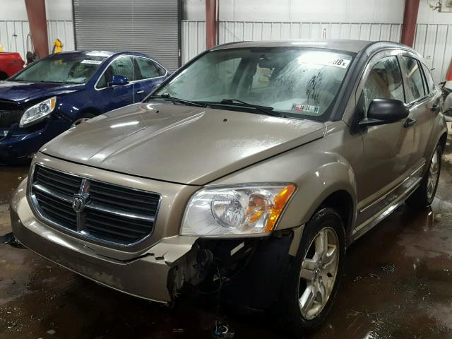 1B3HB48B07D376261 - 2007 DODGE CALIBER SX GOLD photo 2