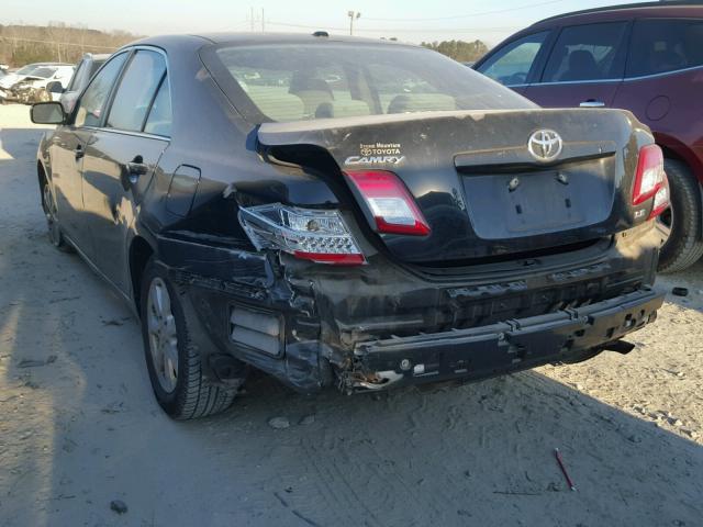 4T1BF3EK5BU207669 - 2011 TOYOTA CAMRY BASE BLACK photo 3