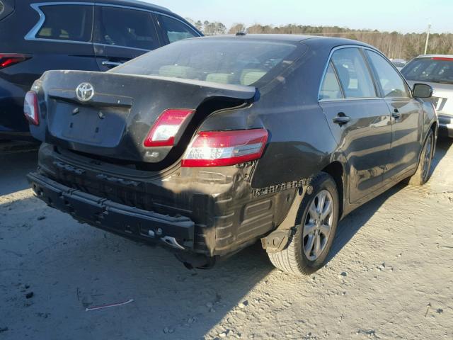 4T1BF3EK5BU207669 - 2011 TOYOTA CAMRY BASE BLACK photo 4