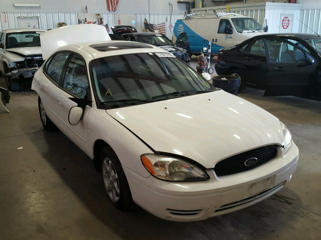 1FAFP56U57A204624 - 2007 FORD TAURUS SEL WHITE photo 1