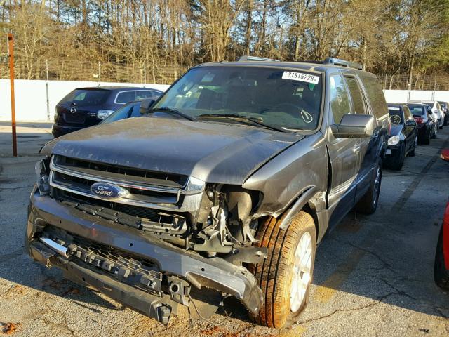 1FMJK1KT5HEA65741 - 2017 FORD EXPEDITION GRAY photo 2