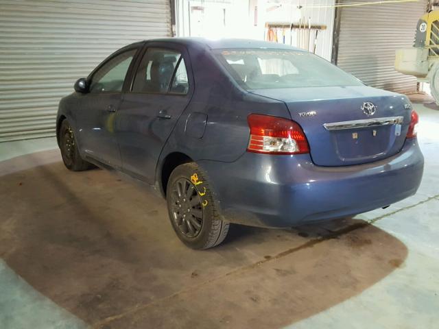 JTDBT903291336478 - 2009 TOYOTA YARIS BLUE photo 3