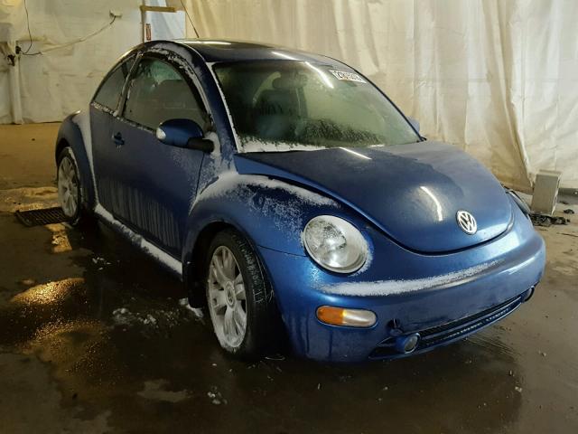 3VWCD21C53M434676 - 2003 VOLKSWAGEN NEW BEETLE BLUE photo 1