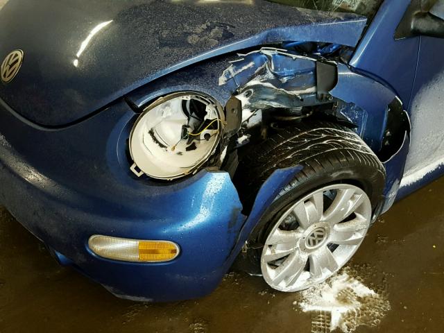 3VWCD21C53M434676 - 2003 VOLKSWAGEN NEW BEETLE ლურჯი ფოტო 9