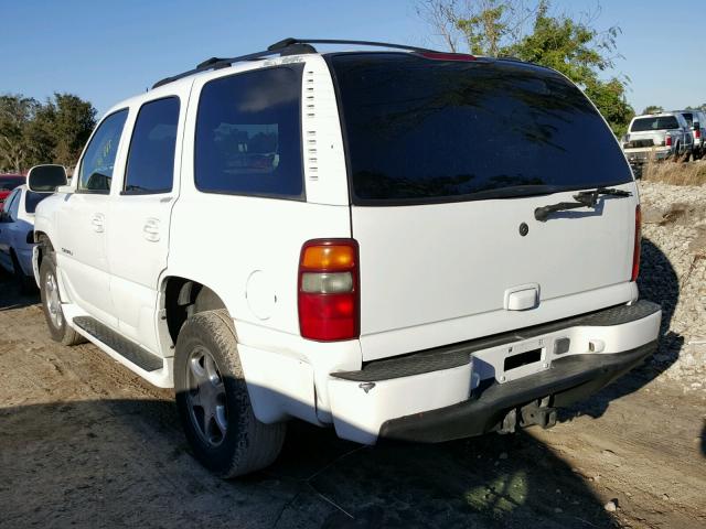 1GKEK63U64J106684 - 2004 GMC YUKON DENA WHITE photo 3