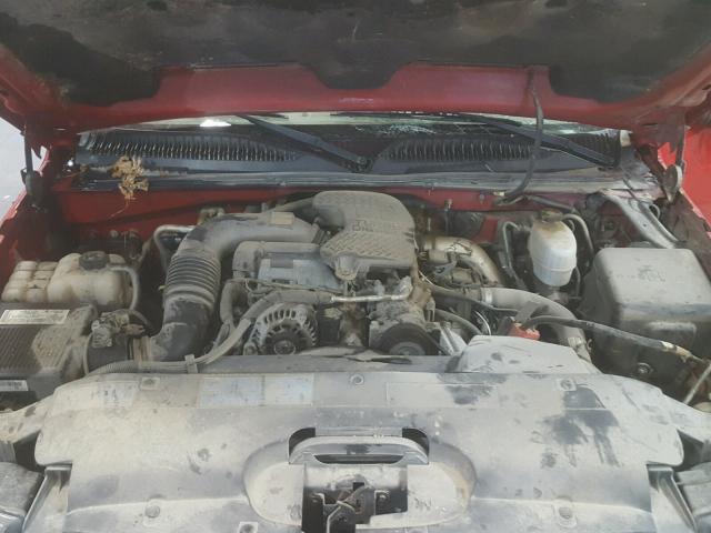 1GCHK23245F873678 - 2005 CHEVROLET SILVERADO RED photo 7