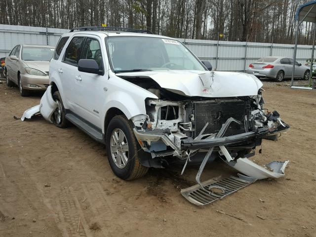 4M2CU81Z78KJ23592 - 2008 MERCURY MARINER WHITE photo 1