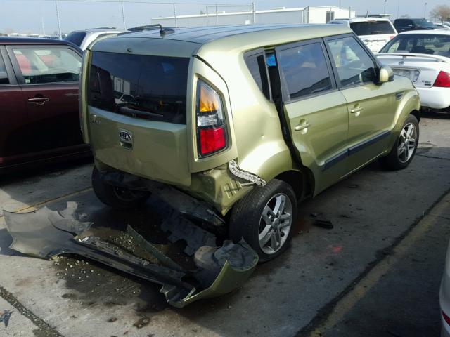 KNDJT2A20B7341058 - 2011 KIA SOUL + GREEN photo 4