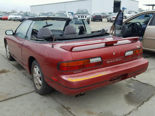 JN3MS37A1PW203895 - 1993 NISSAN 240SX SE RED photo 3