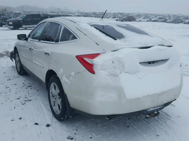 5J6TF2H58BL005417 - 2011 HONDA ACCORD CRO WHITE photo 3