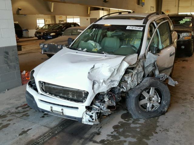 YV1CZ59H741104374 - 2004 VOLVO XC90 WHITE photo 2