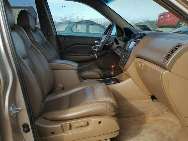 2HNYD18661H501648 - 2001 ACURA MDX TOURIN BEIGE photo 5