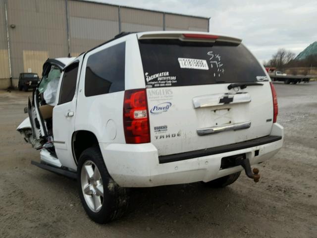 1GNUKBE09AR142951 - 2010 CHEVROLET TAHOE K150 WHITE photo 3