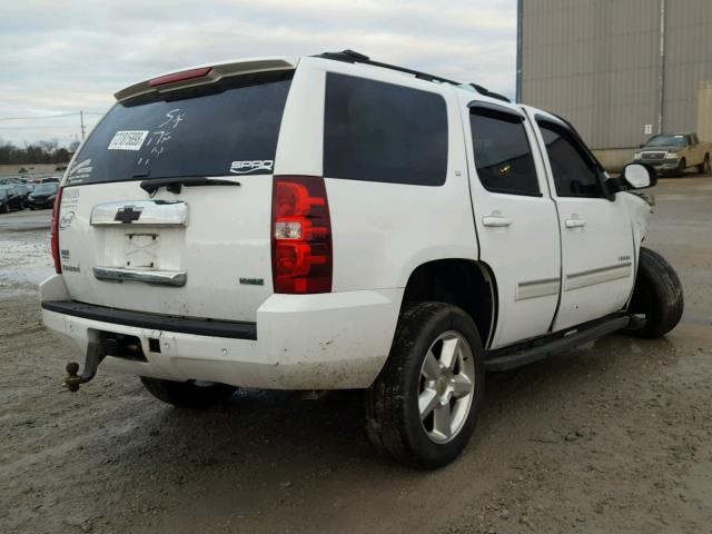 1GNUKBE09AR142951 - 2010 CHEVROLET TAHOE K150 WHITE photo 4