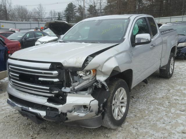 1GTH6DE37G1108583 - 2016 GMC CANYON SLT SILVER photo 2