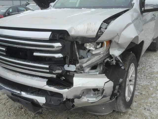 1GTH6DE37G1108583 - 2016 GMC CANYON SLT SILVER photo 9