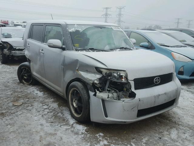 JTLKE50E081049017 - 2008 TOYOTA SCION XB SILVER photo 1