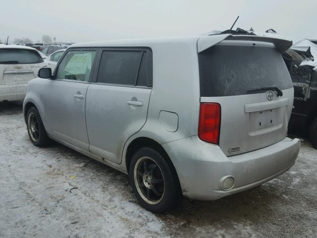 JTLKE50E081049017 - 2008 TOYOTA SCION XB 银色 照片 3