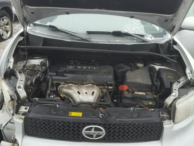 JTLKE50E081049017 - 2008 TOYOTA SCION XB 银色 照片 7