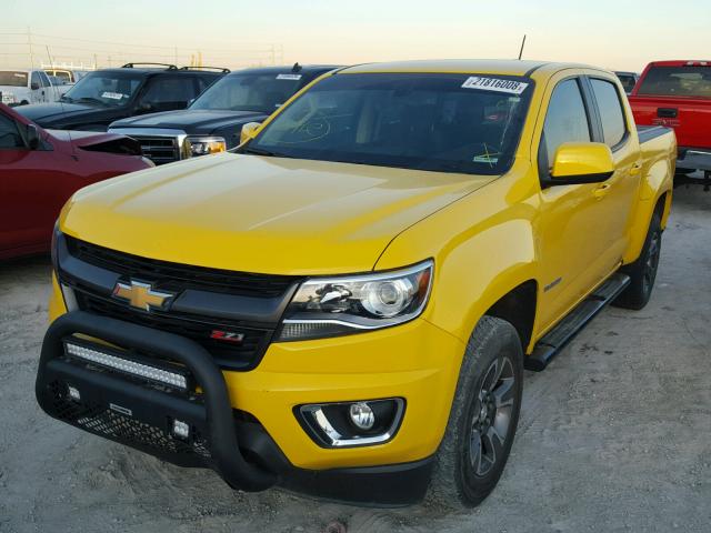 1GCGTCE38F1242368 - 2015 CHEVROLET COLORADO Z YELLOW photo 2