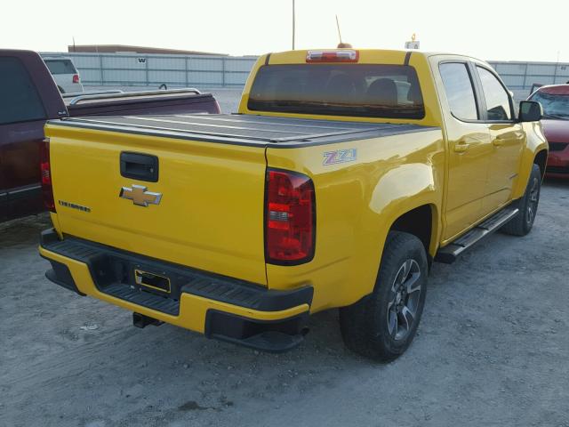 1GCGTCE38F1242368 - 2015 CHEVROLET COLORADO Z YELLOW photo 4